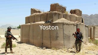 Çin Mil Gabion Mesh Hesco Kum Torbaları Çit Bastion Bariyer Dolgu Duvar Ordu Koruma Tedarikçi