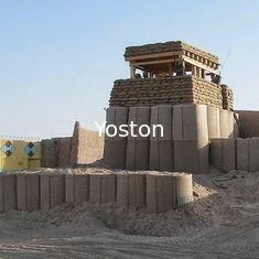 Çin Ordu Savunması Hesco Bastion Barrier Düşük Karbonlu Çelik Tel Erozyon Kontrolü Tedarikçi