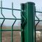 Katlanır Kavisli PVC Kaplı Çelik Tel Çit, Okul İçin Ağır Ölçer Tel Çit Panelleri Tedarikçi