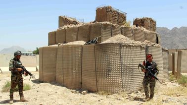 Çin Mil Gabion Mesh Hesco Kum Torbaları Çit Bastion Bariyer Dolgu Duvar Ordu Koruma Fabrika