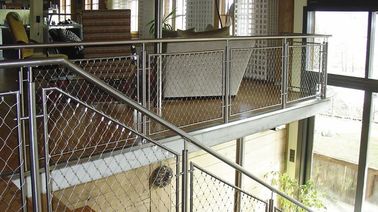 Sarmal Merdiven için Yüksük Esnek Kablo Örgü Paslanmaz Çelik Halat 3D Yapısı